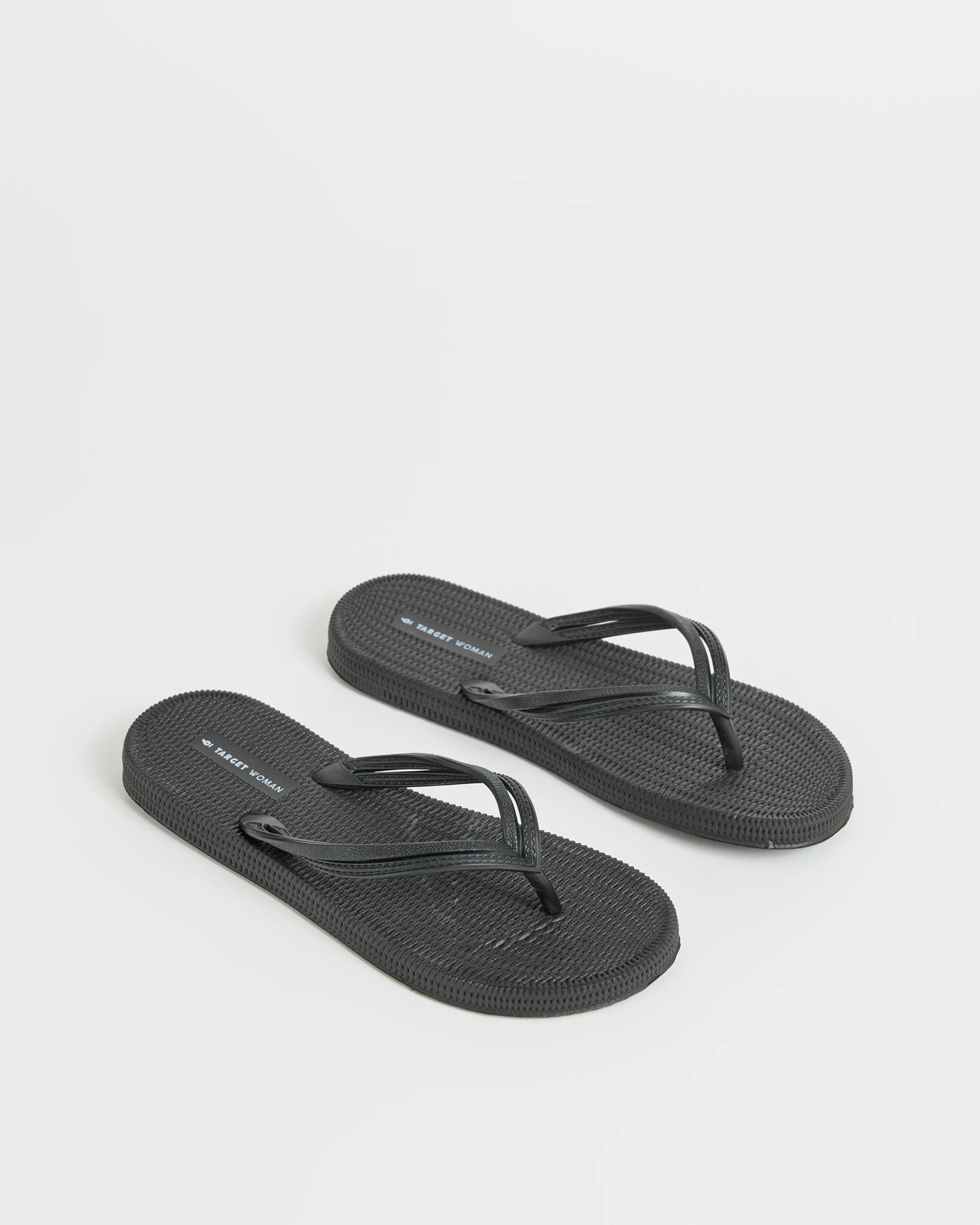 Textured Thongs - Black 2 of 3