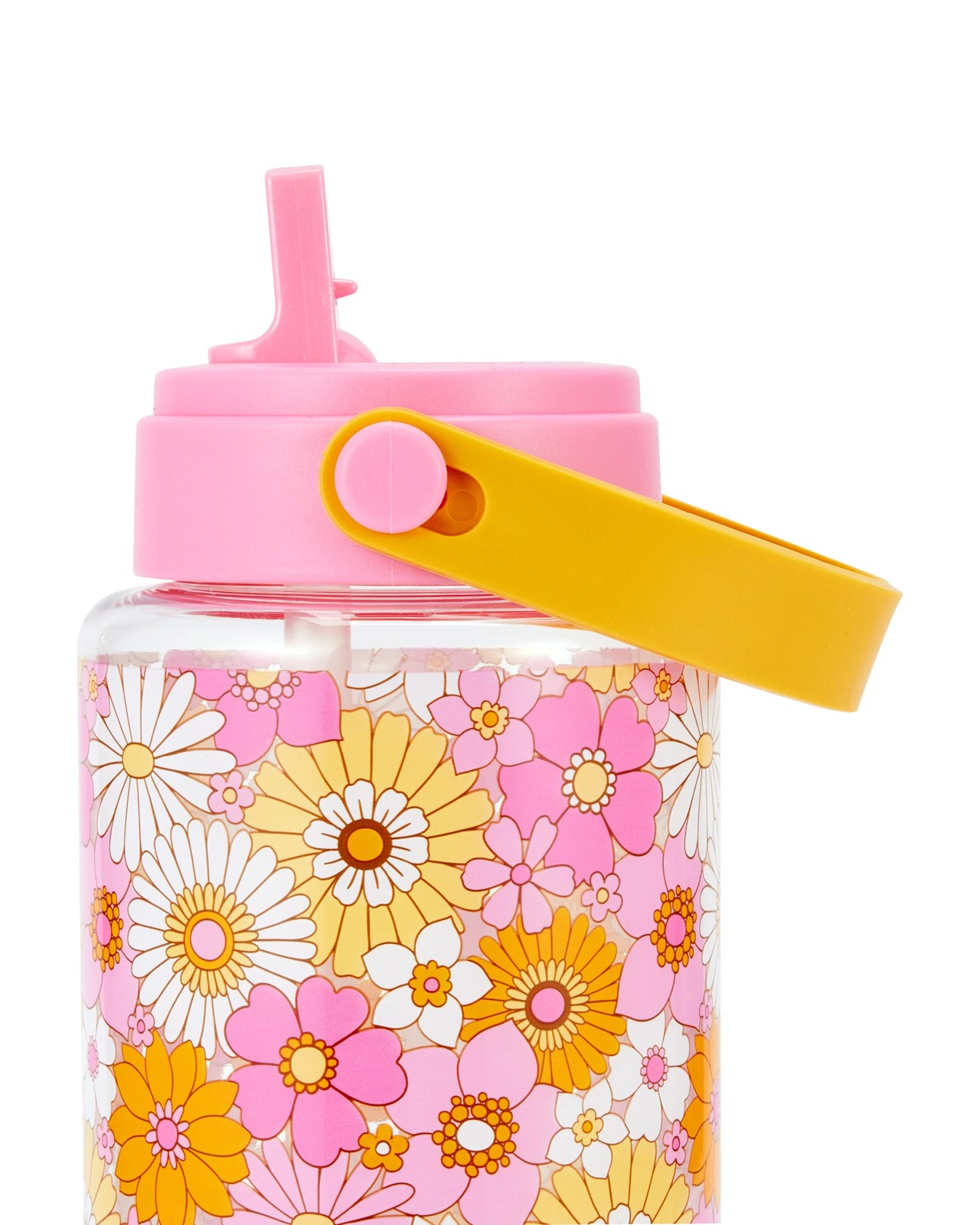 Anko 1L Drink Bottle with Handle - Flower 2 of 5