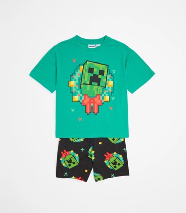Minecraft Christmas Cotton Pyjama Set