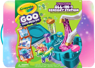 Crayola Goo All-in-1 Sensory Station - Unicorn