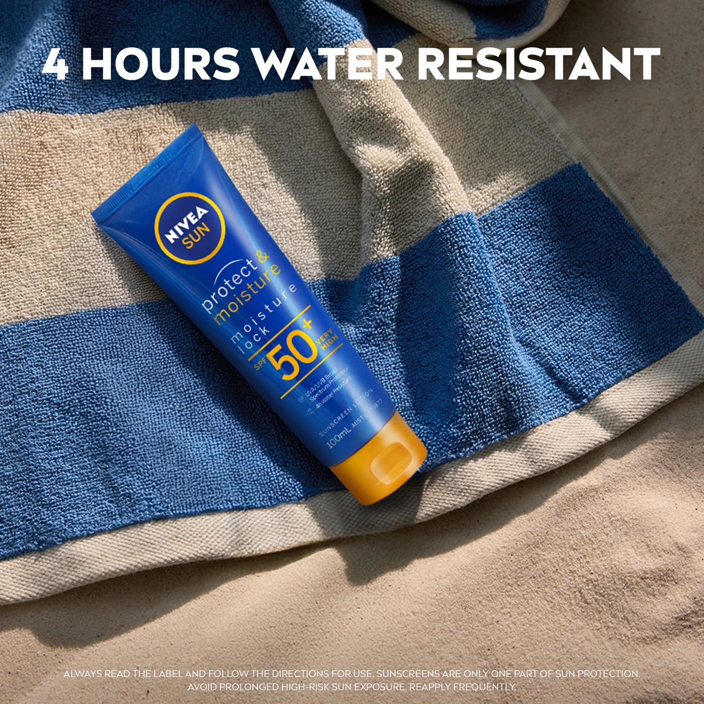 Nivea Sun Protect & Moisture SPF50+ Sunscreen Lotion 100ml - Panthenol and Vitamin E 6 of 6