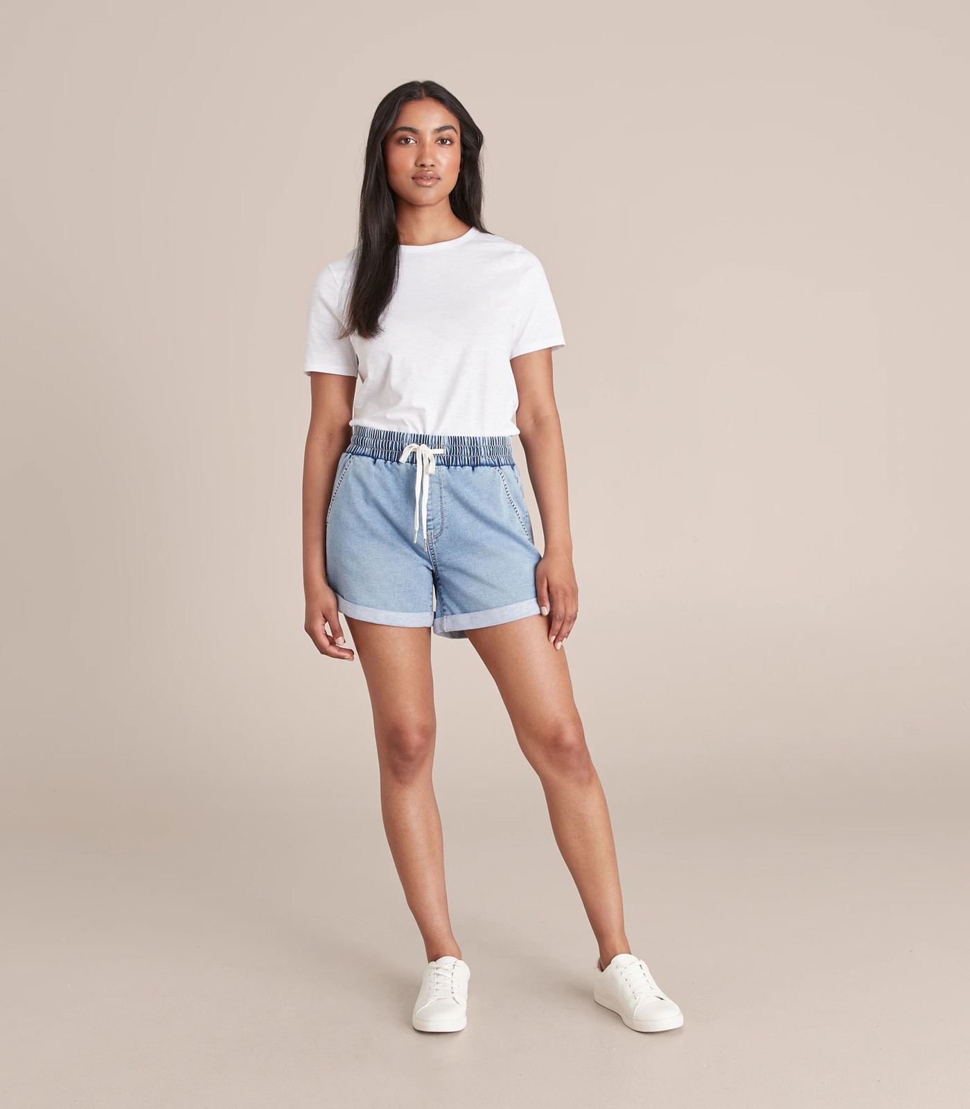 Denim jogger short new arrivals