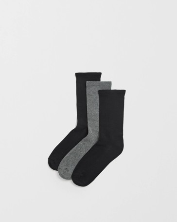 Maxx Australian Cotton Blend 3 Pack Business Comfort Crew Socks