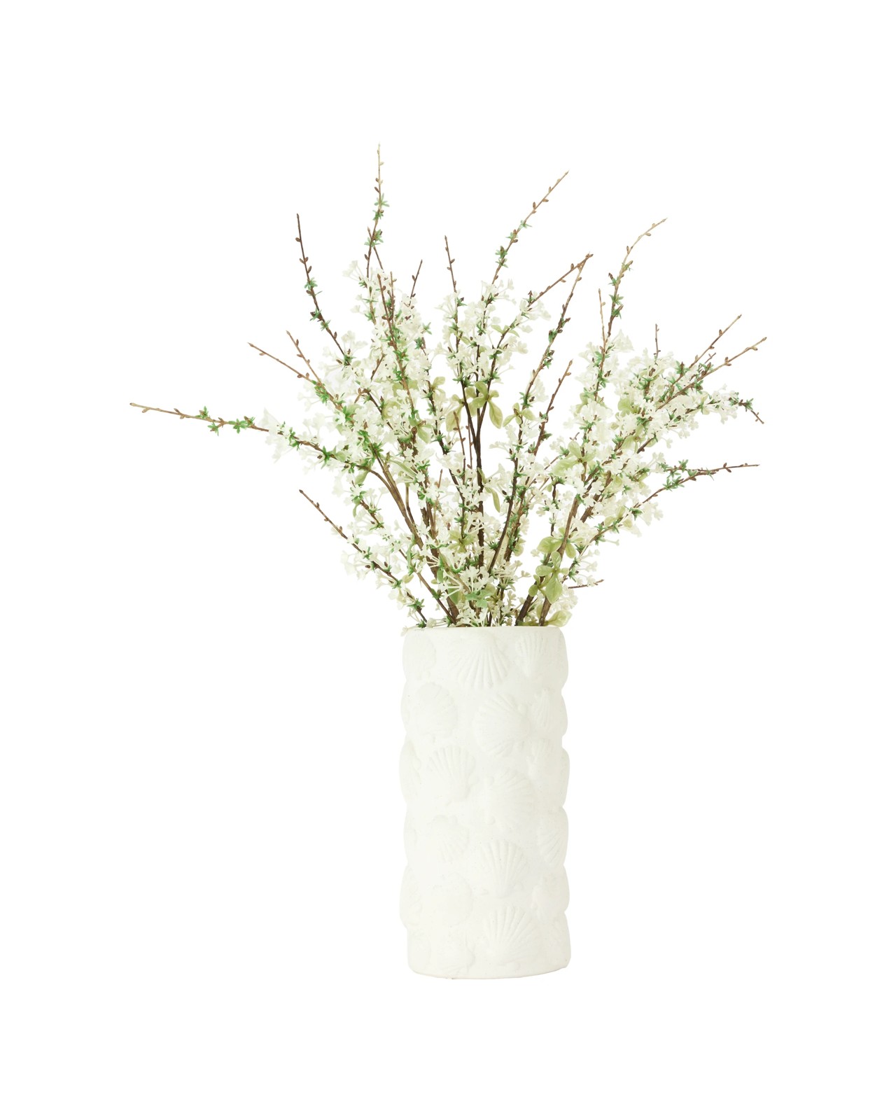 Anko Shell Textured Ceramic Vase 2 of 4
