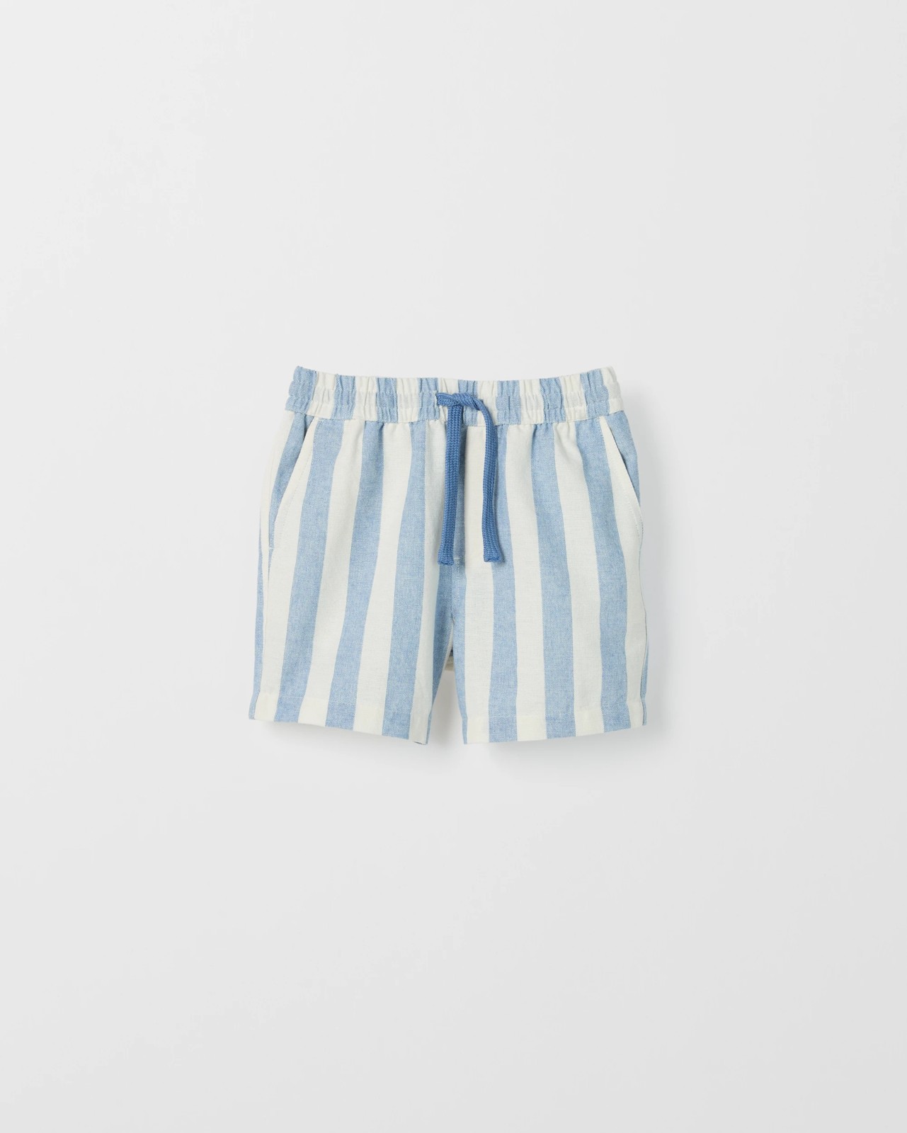 Stripe Volley Shorts - Blue + White 5 of 6