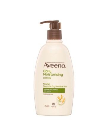 Aveeno Active Naturals Daily Moisturising Body Lotion 354ml - Natural Colloidal Oatmeal