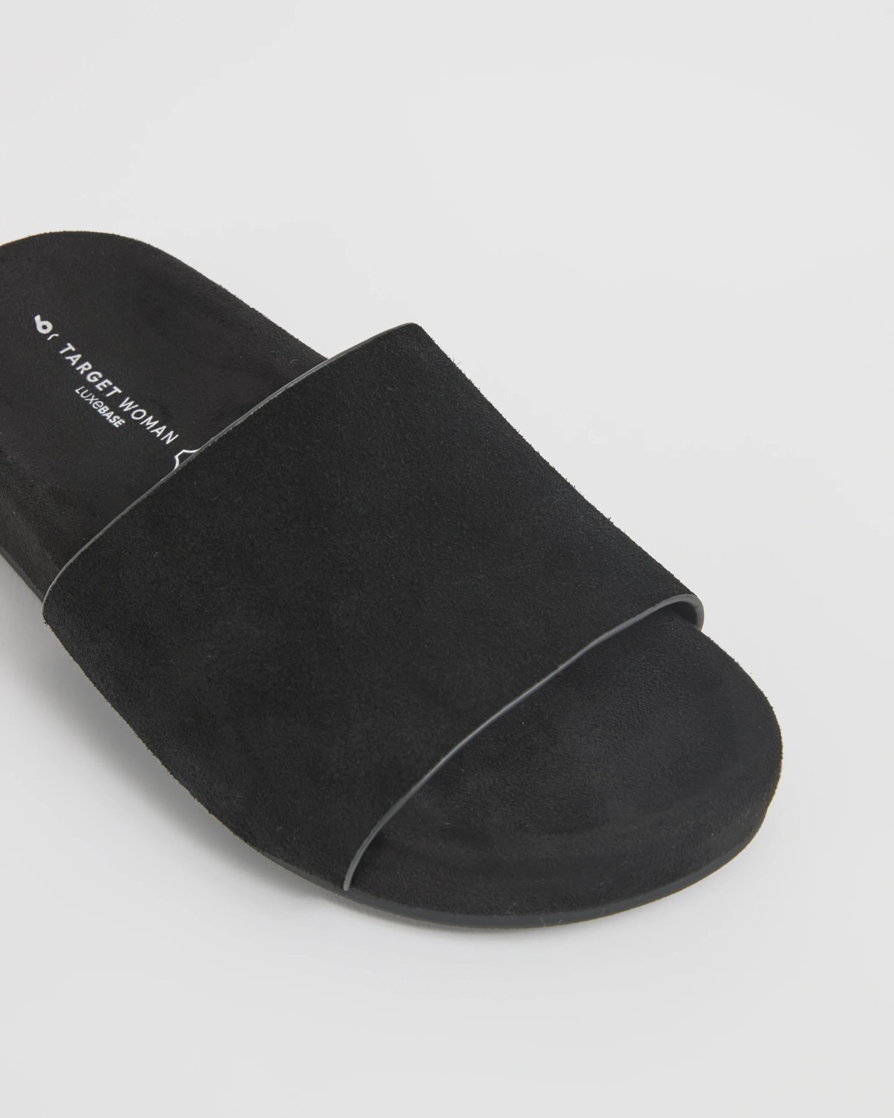 Genuine Suede Haven Slides - Black 3 of 3