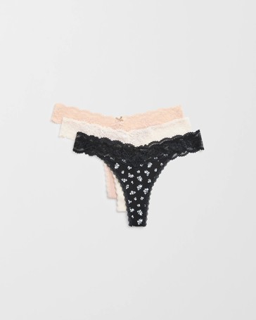 Australian Cotton Blend 3 Pack G-String Briefs