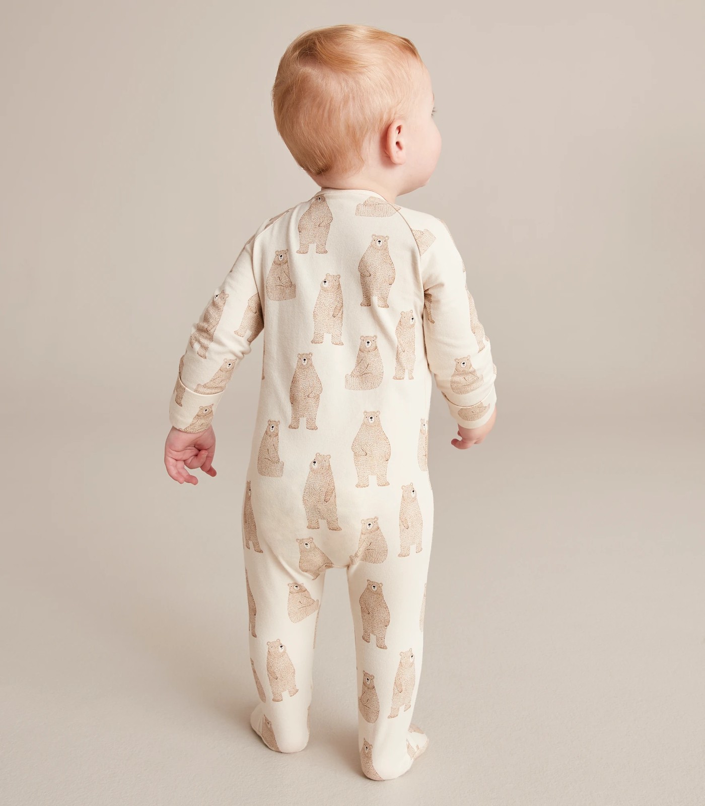Baby Organic Cotton Print Zip Coverall 3 of 6