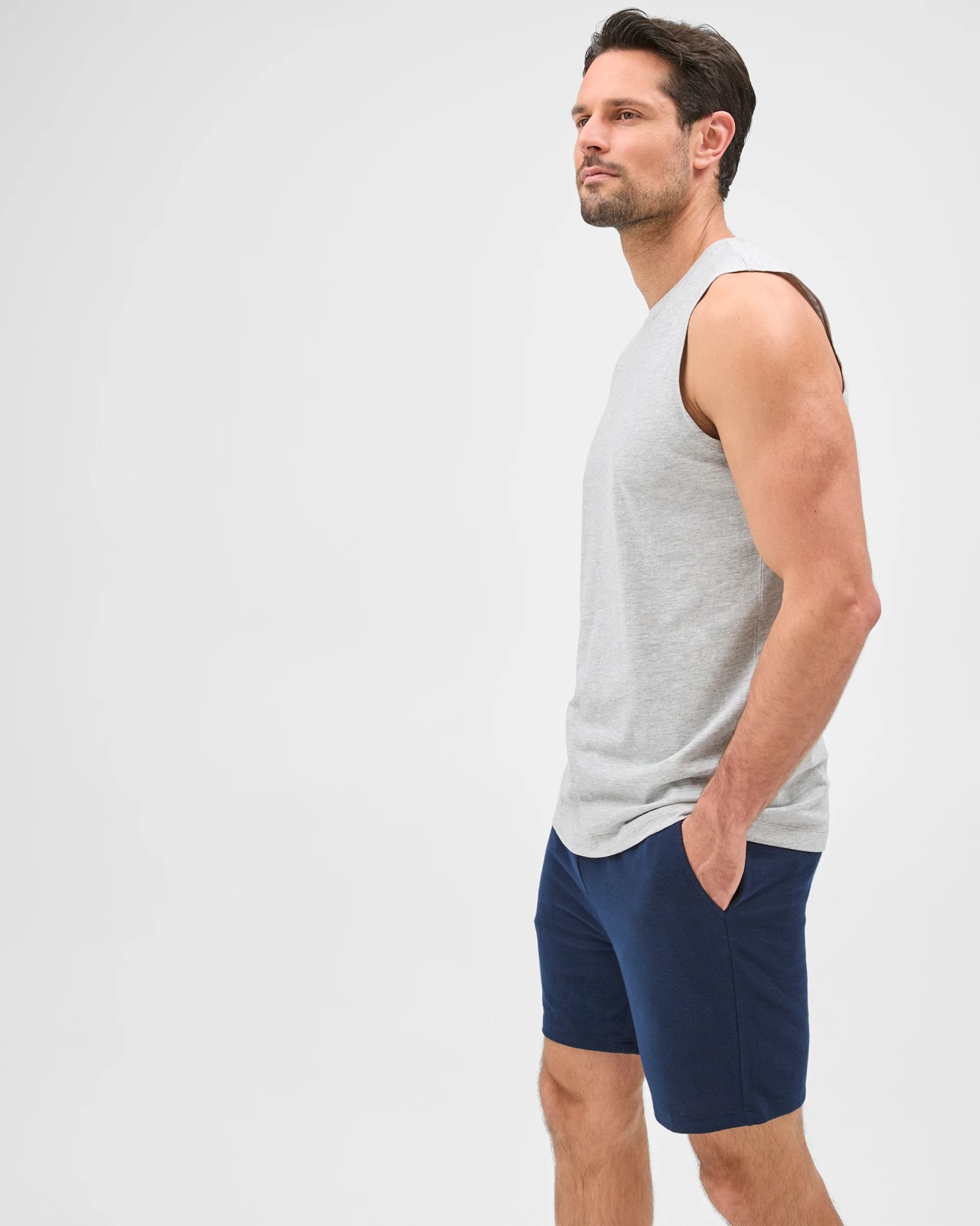 Maxx Australian Cotton Blend Boxy Fit Sleep Muscle Top 5 of 5