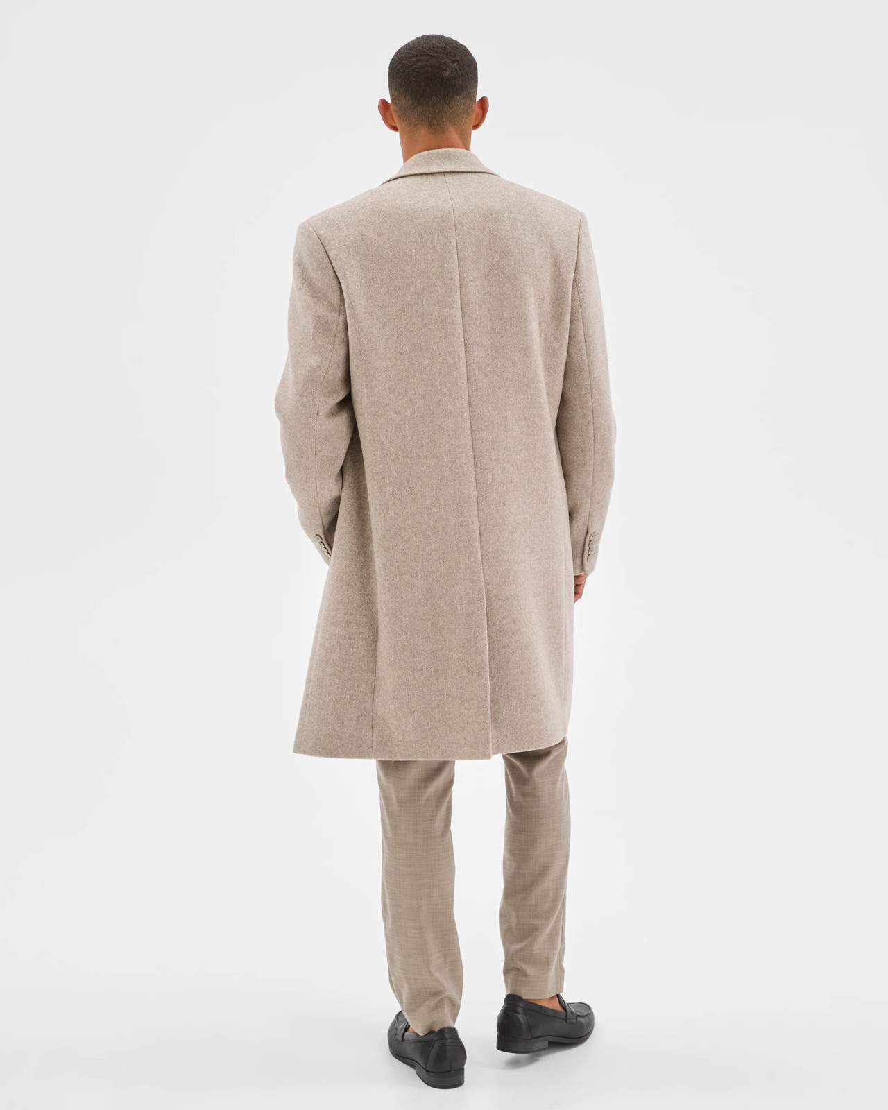 Preview Long Sleeve Long Coat - Oatmeal 5 of 6