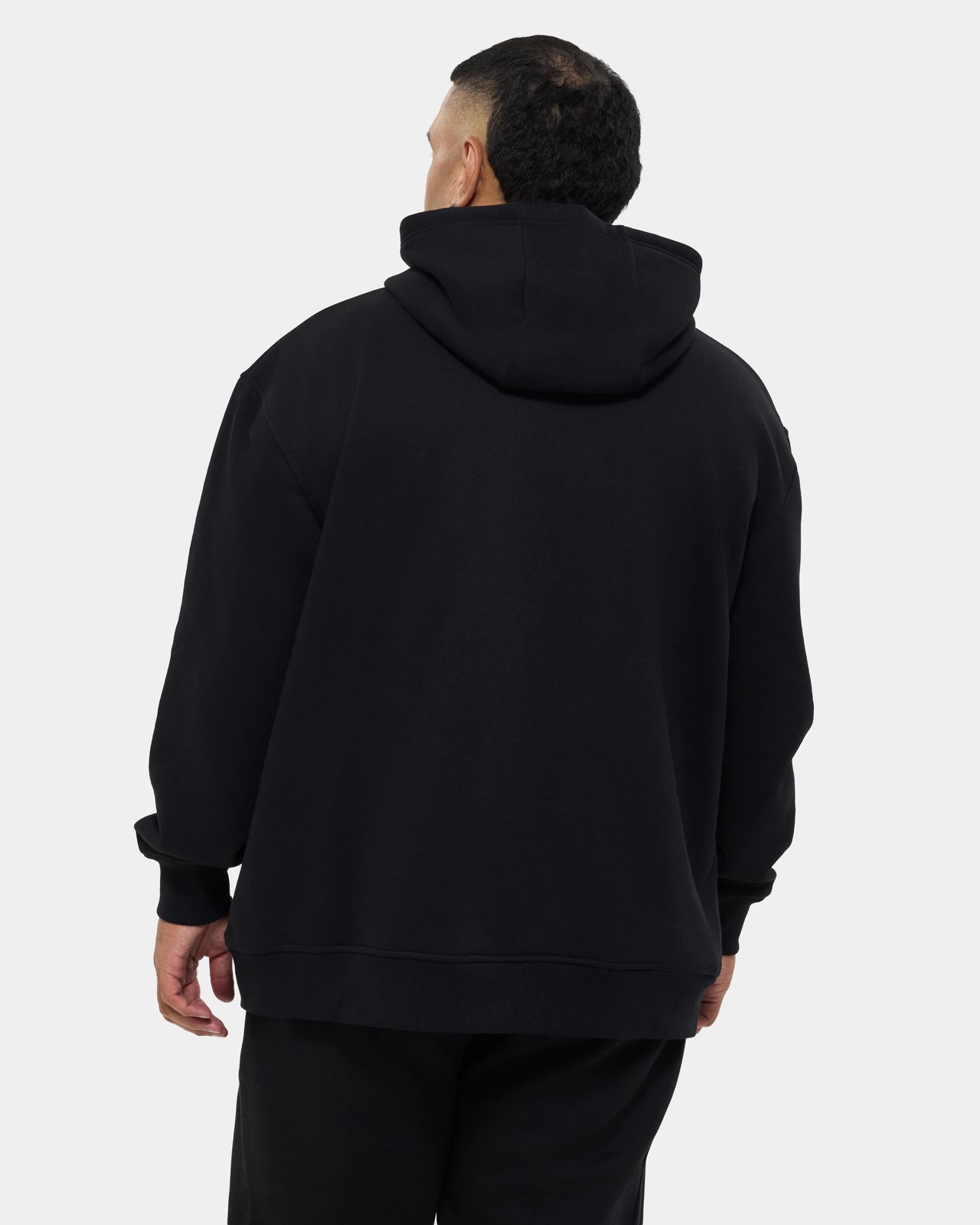 Fila Plus Fleece Hoodie - Black 4 of 5