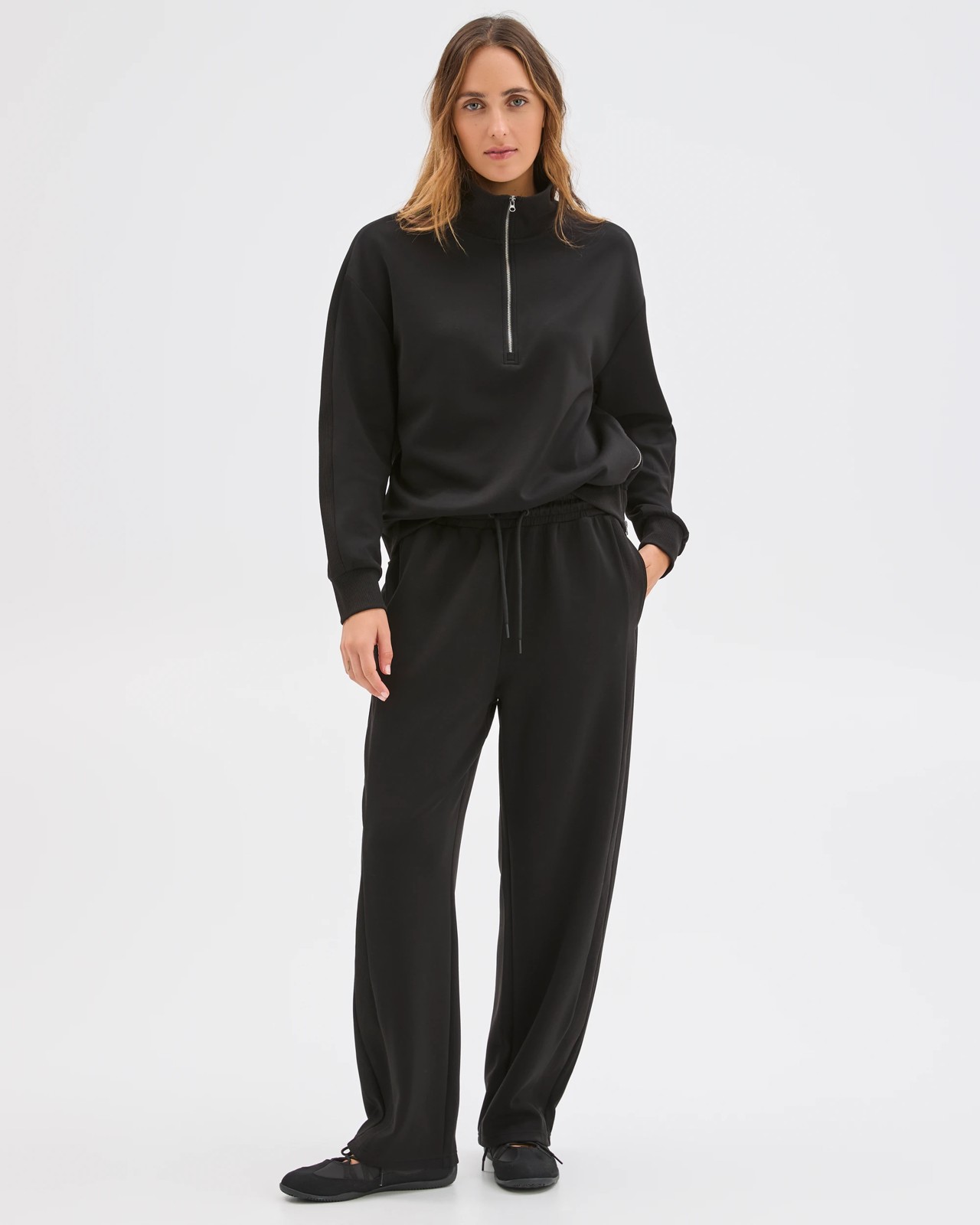 Active Movement 1/4 Zip Jumper - Black 5 of 5