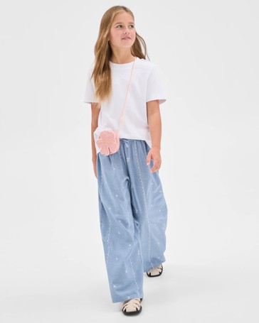Woven Wide Leg Pants