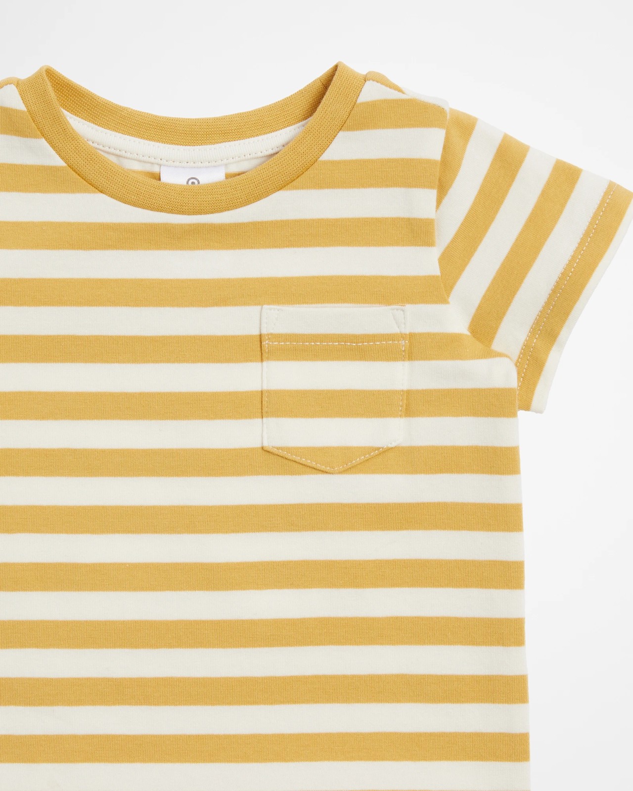 Baby Organic Cotton Striped T-shirt 2 of 3