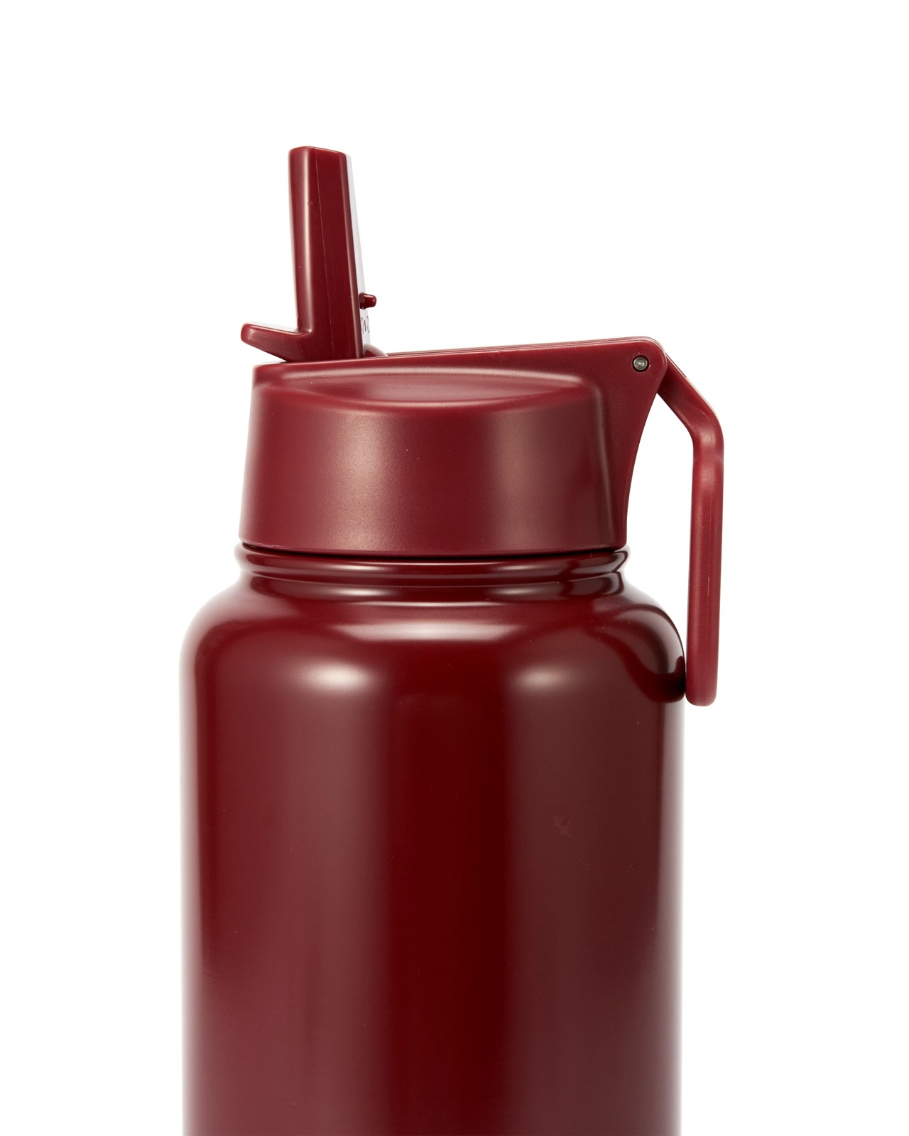 Anko 960ml Burgundy Double Wall Insulated Cylinder Drink Bottle 2 of 4