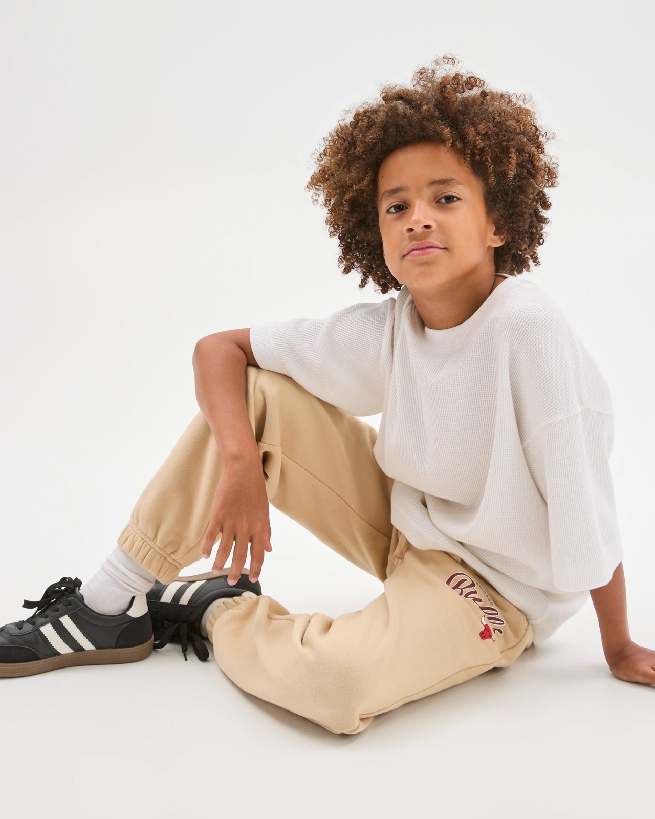 NBA Australian Cotton Blend Oversized Trackpants - Neutral 3 of 5