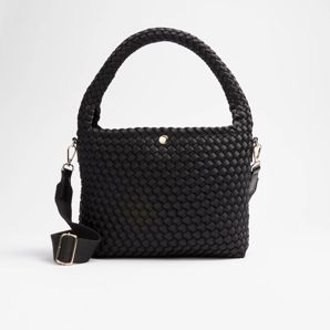 Weave Detail Shoulder Bag