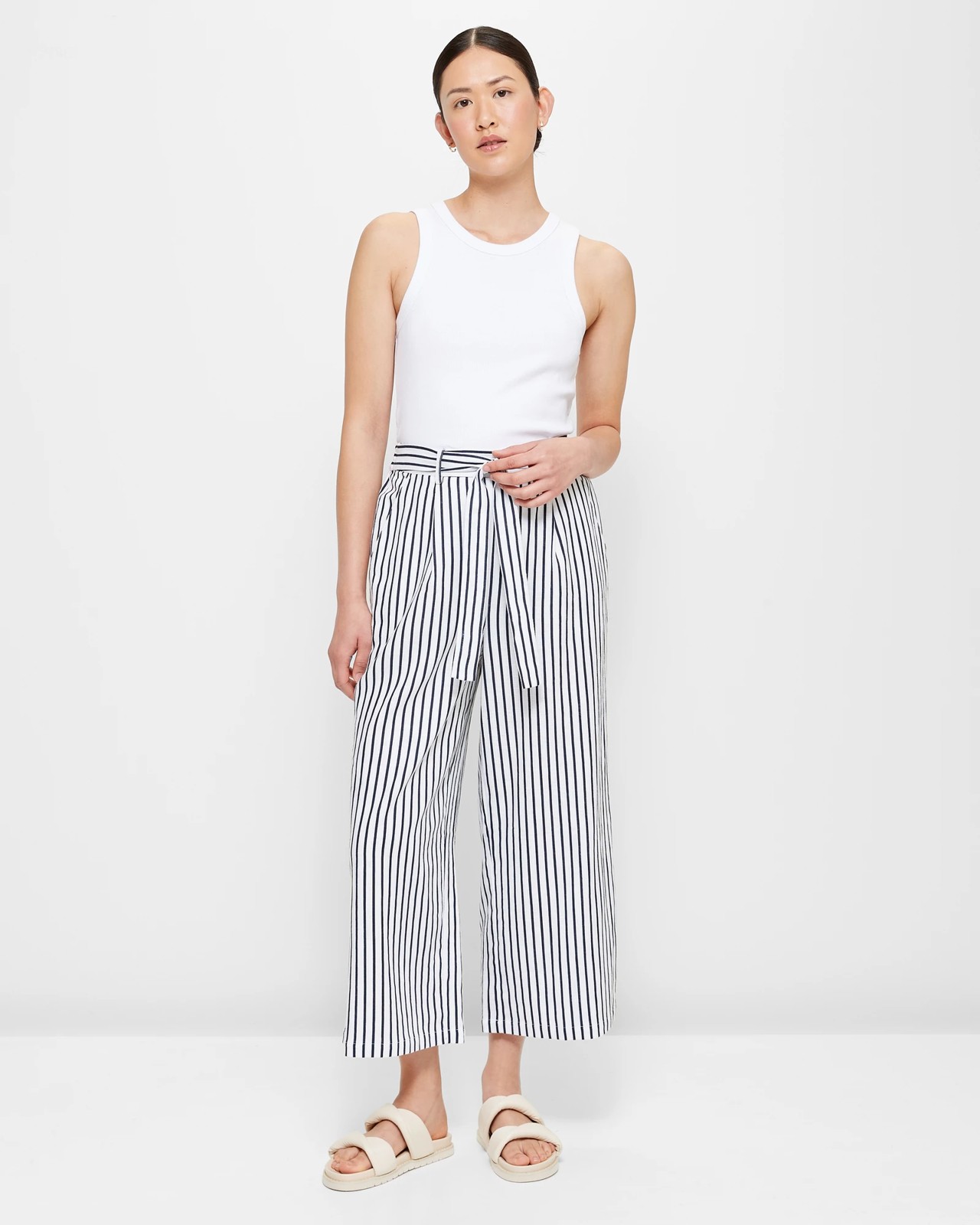 Striped best sale pants target