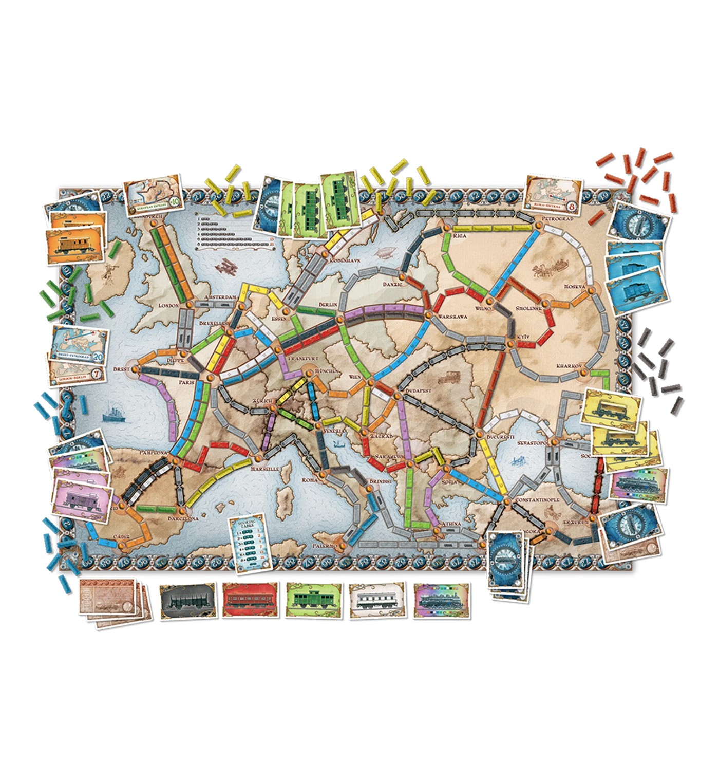 Ticket to Ride Europe Board Game | Target Australia