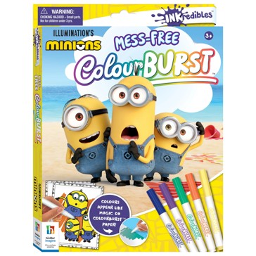 INKredibles Mess-Free ColourBurst Illumination's Minions Activity Kit - Book