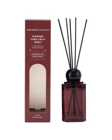 Anko Home Retreat Oakwood and Vanilla Bean Tonka Reed Diffuser