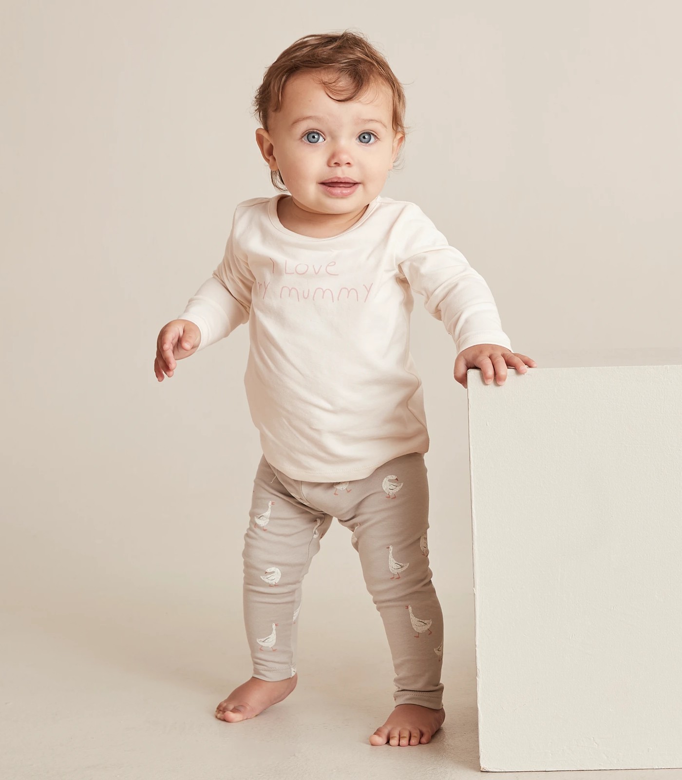 Baby Organic Cotton Long Sleeve Print Top 2 of 5