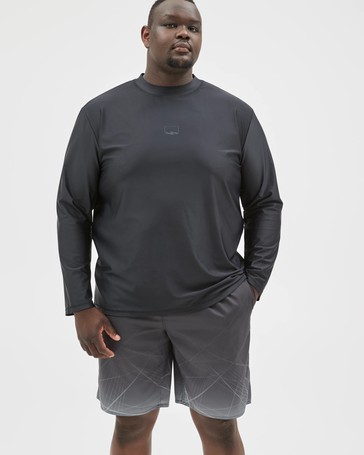 Plus Size Long Sleeve Swim Rash Vest