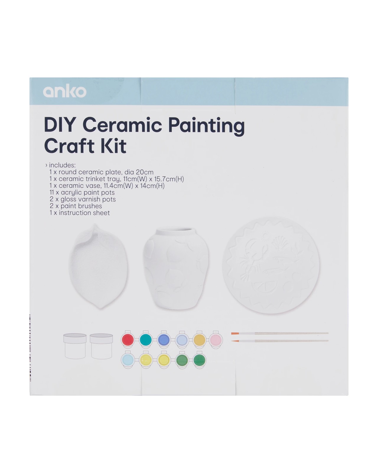 Anko DIY Ceramic Painting Craft Kit 6 of 6