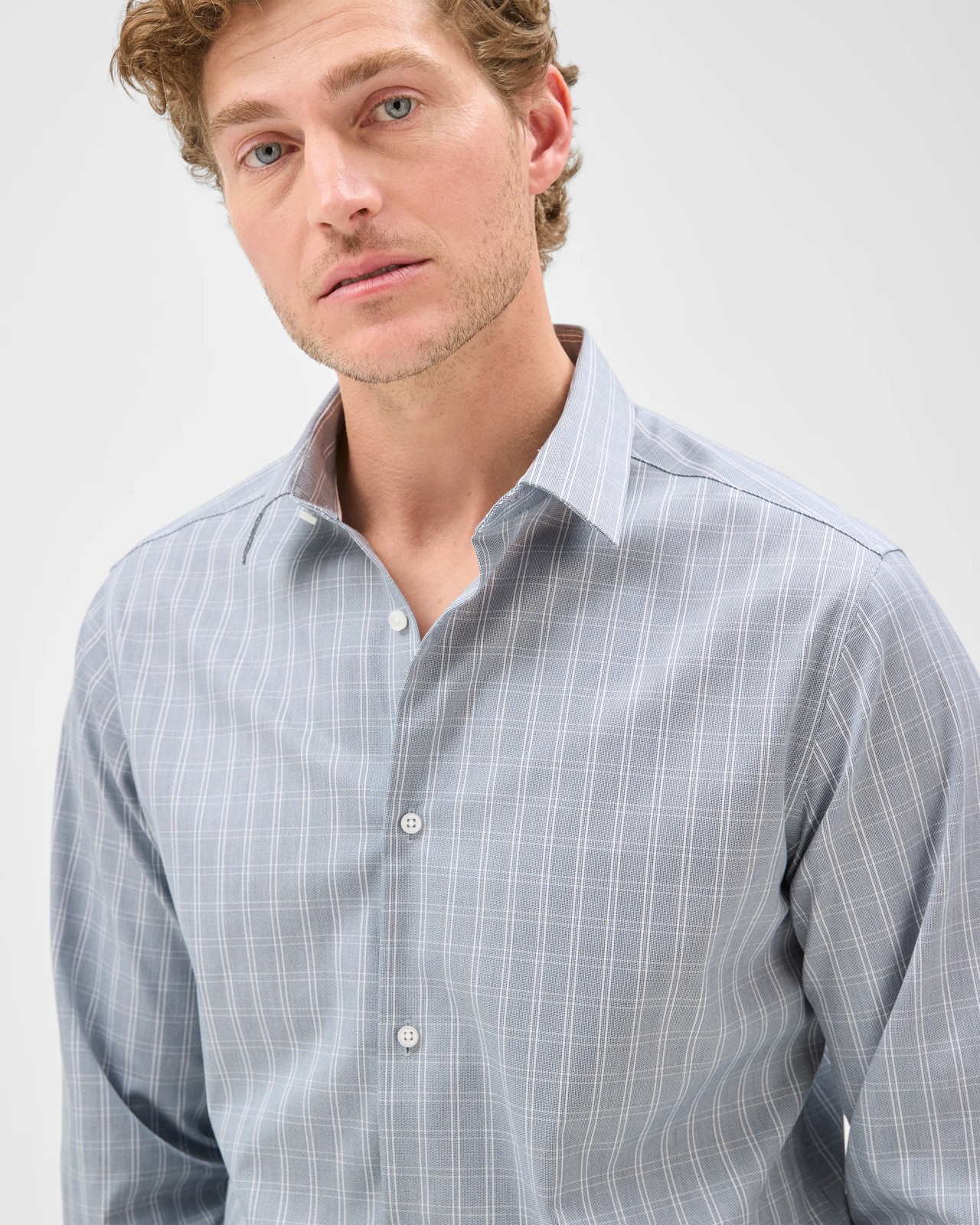 Preview Australian Cotton Non Iron Large Check Shirt 6 of 6