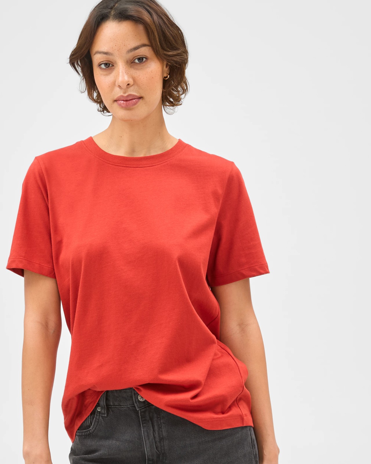 Australian Cotton Classic T-Shirt - Warm Terracotta 5 of 5