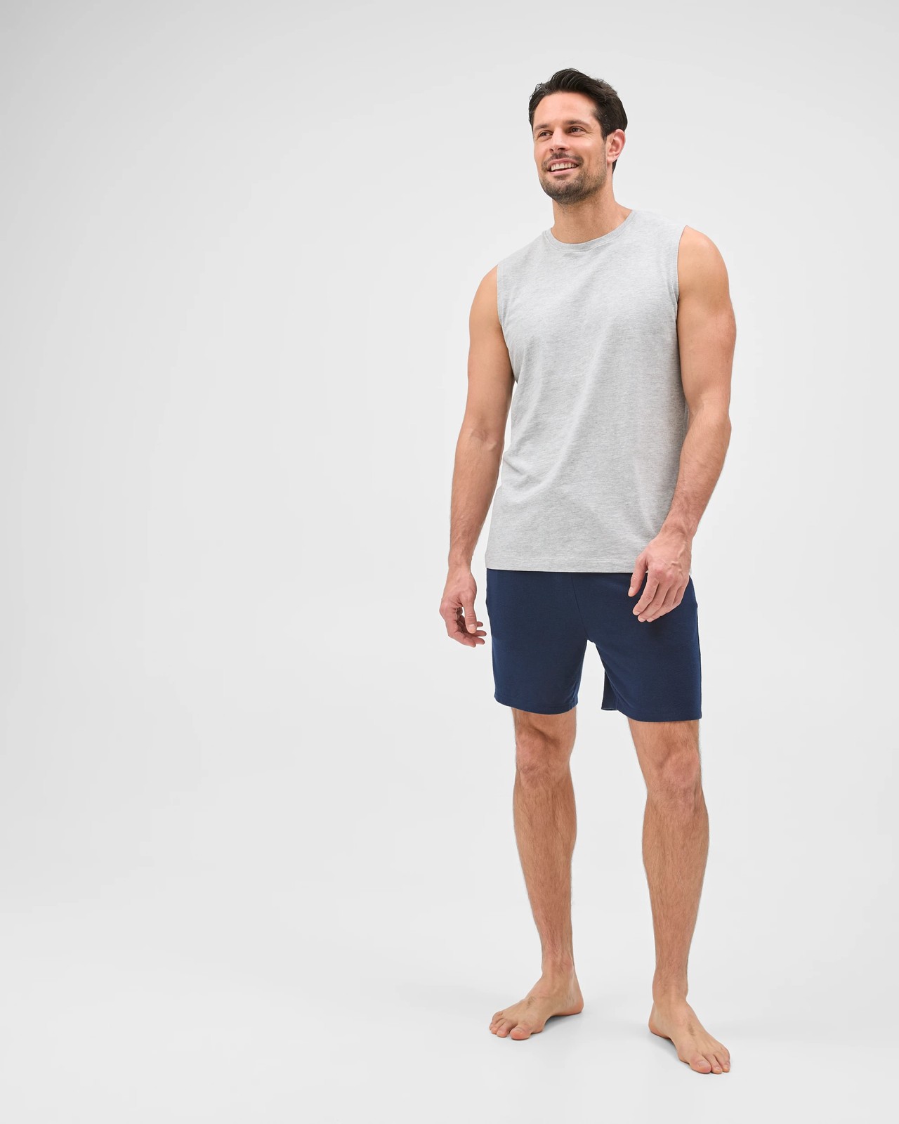 Maxx Australian Cotton Blend Boxy Fit Sleep Muscle Top 2 of 5