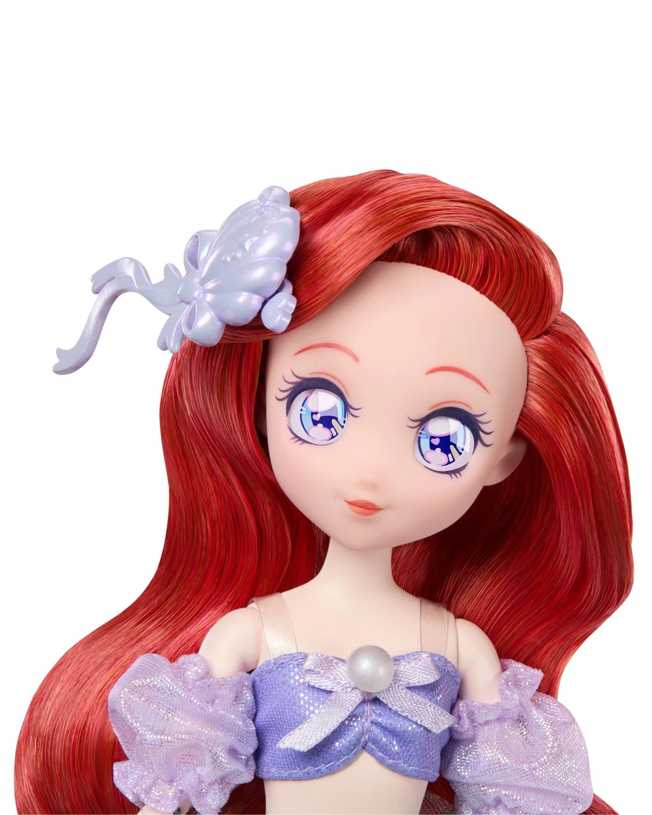 Disney Collector Princess Mermaid Ariel Manga Anime Doll & Accessories 6 of 6