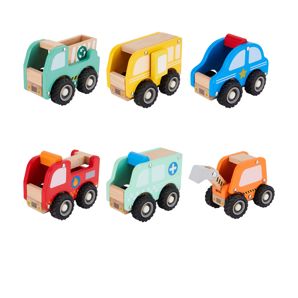 Wooden Vehicle Toy, Assorted - Anko product image