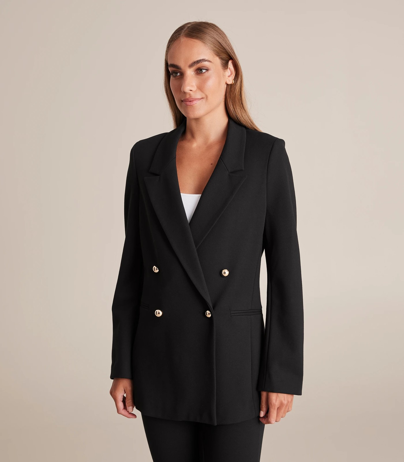 Preview Double Breasted Jett Blazer | Target Australia