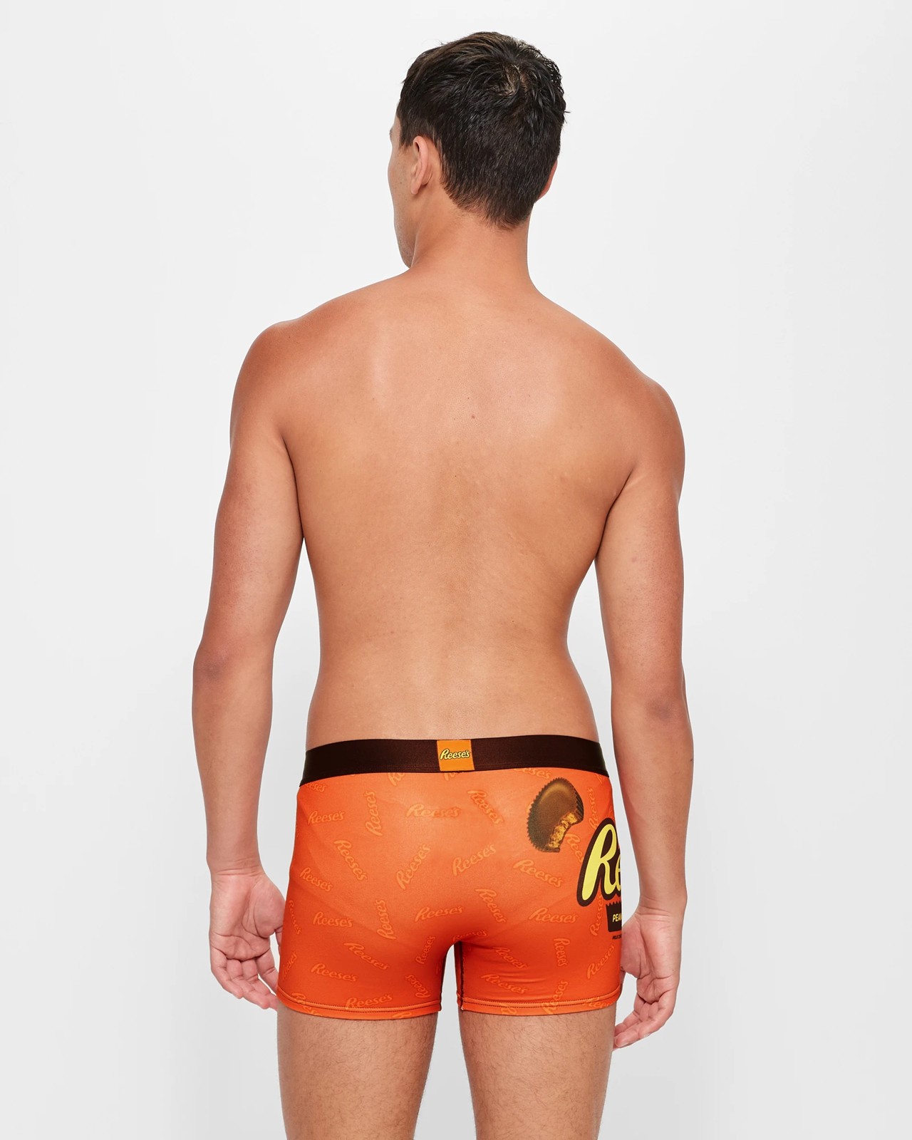 New Reese's Peanut Butter SWAG Mens Boxer Briefs with Novelty Box size  MEDIUM 