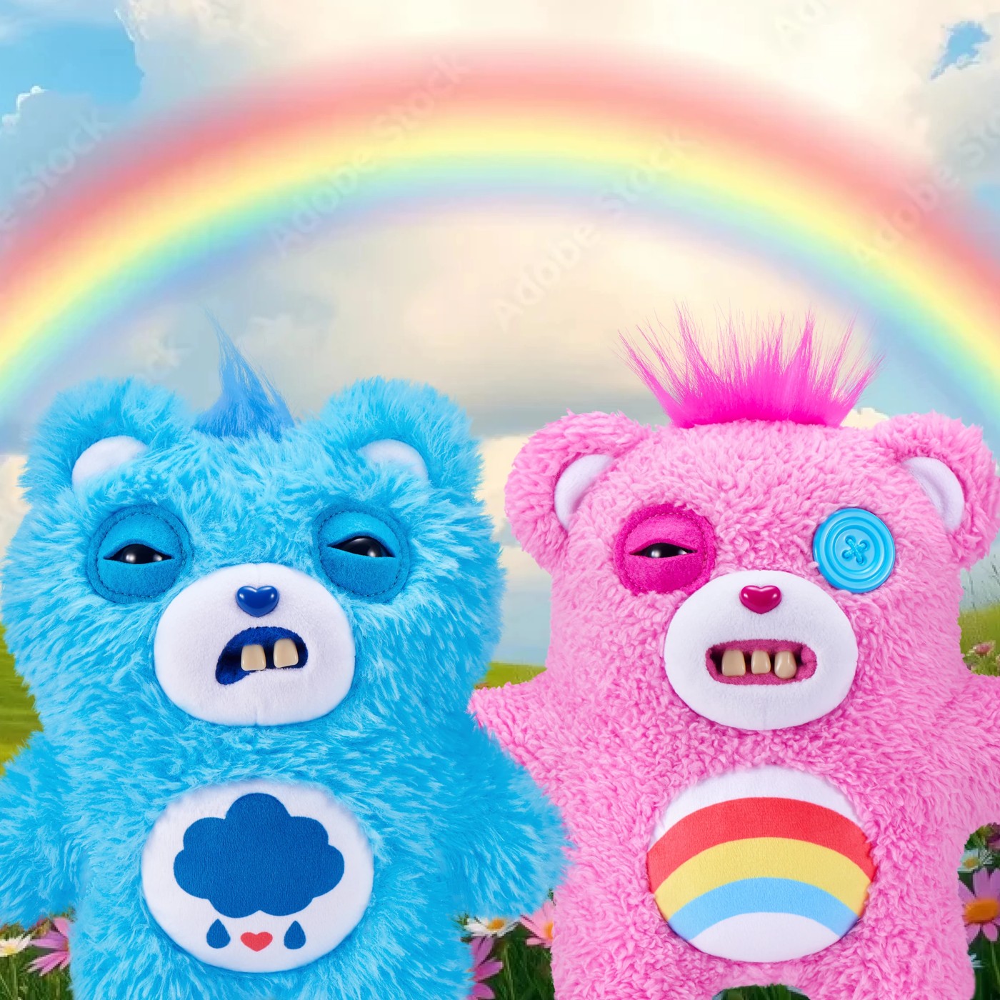 Fuggler Care Bears Plush 9in S1 - Assorted 6 of 6