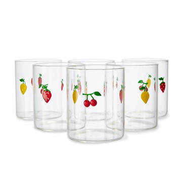 Anko 6 Fruit Icon Glasses