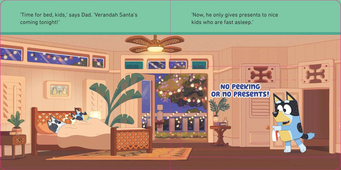 Bluey: Let's Play Verandah Santa - A-Lift-The-Flap Book 2 of 3