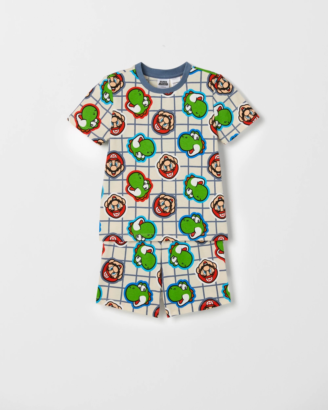 Super Mario Australian Cotton Jersey 2 Pack Younger Boys Pyjama Set 5 of 6