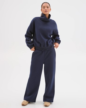 Lily Loves Australian Cotton Blend Wide Leg Trackpants