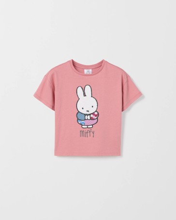 Miffy Short Sleeve Textured T-Shirt