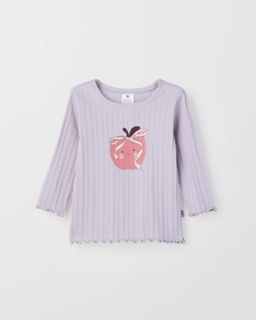 Baby Organic Cotton Long Sleeve Rib T-Shirt