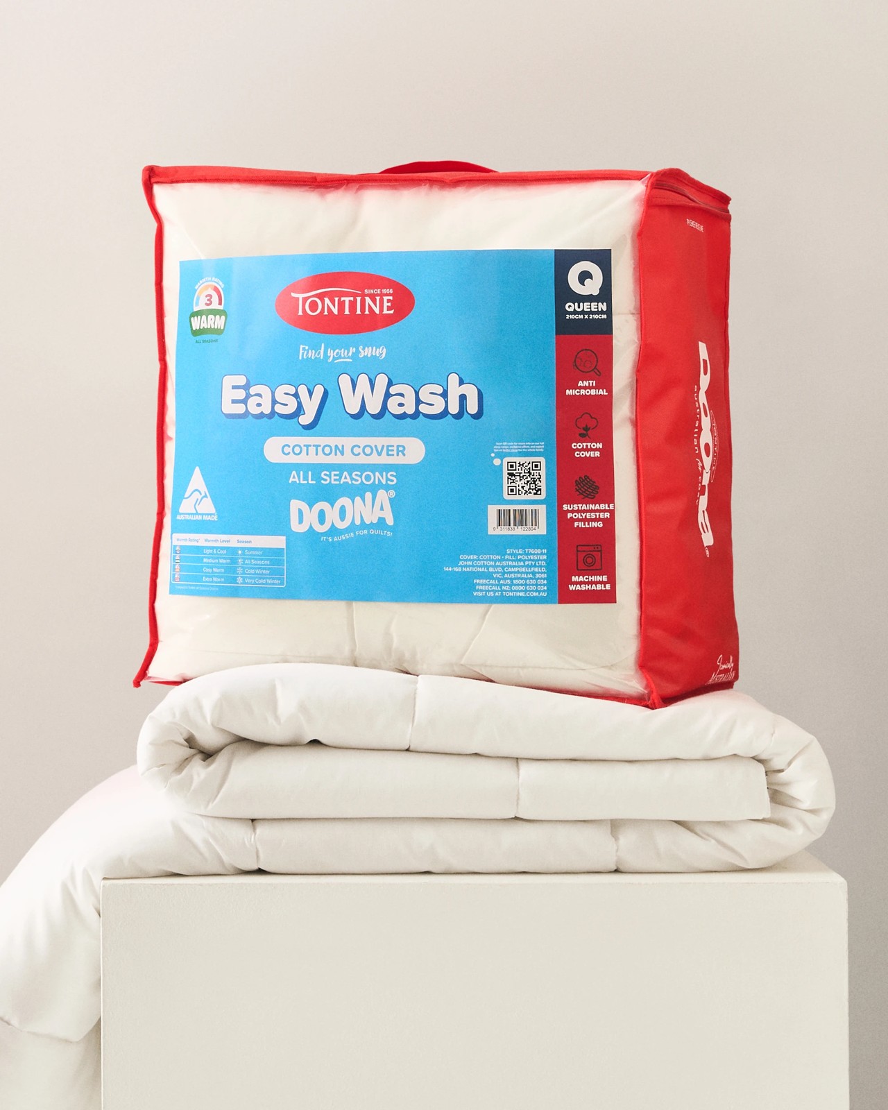 Tontine Find Your Snug Easy Wash Quilt - King Bed 2 of 2