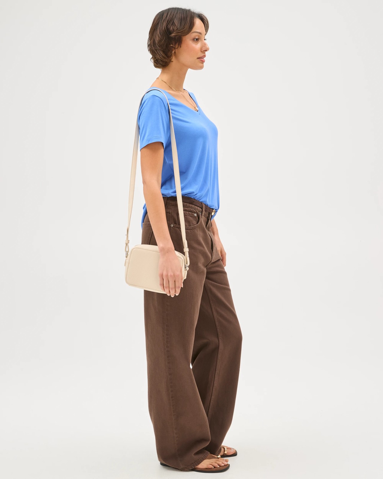 Camera Crossbody Bag - Ecru 4 of 4