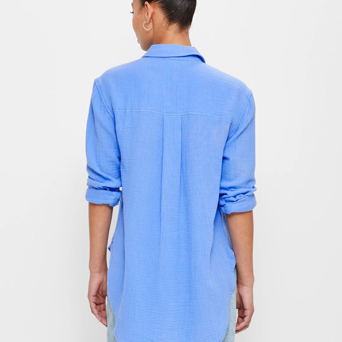 Courtney Shirt - Bright Blue | Target Australia