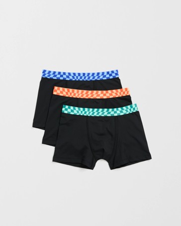 Maxx 3 Pack Older Boys Hang Trunks