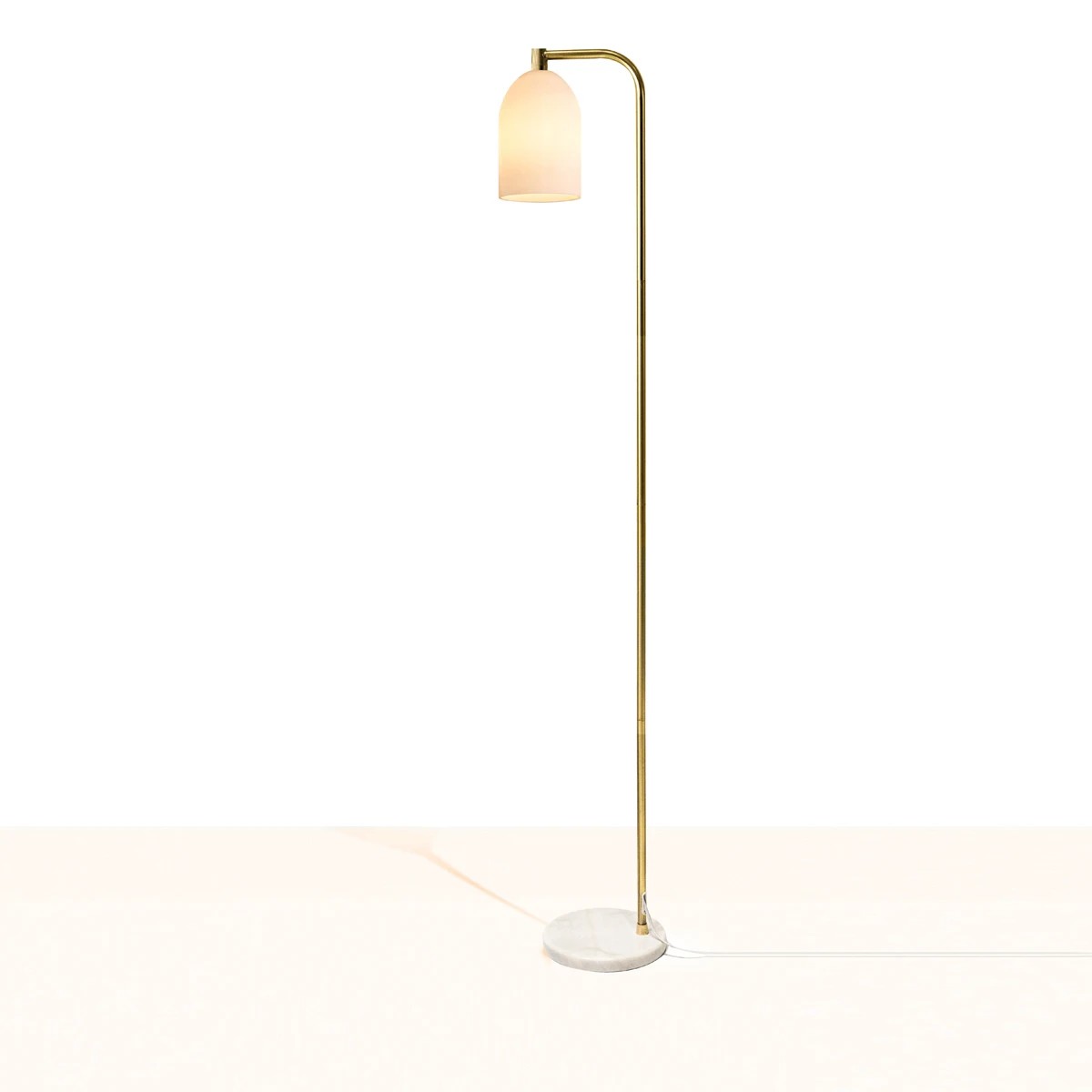 Target gold standing deals lamp