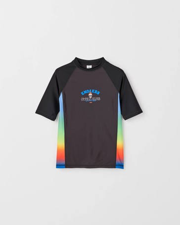 Short Sleeve Splice Swim Rashie