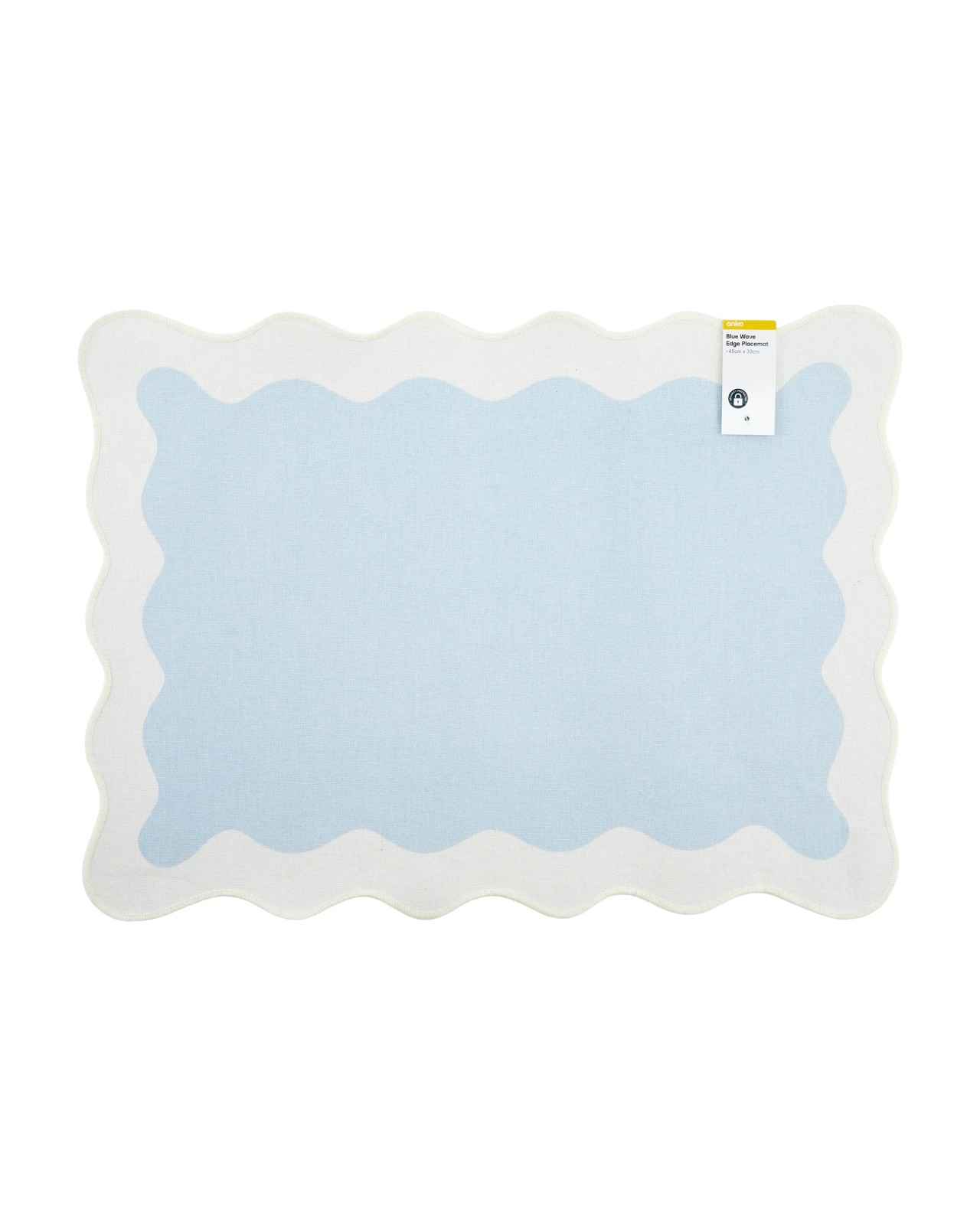 Anko Blue Wave Edge Placemat 5 of 5